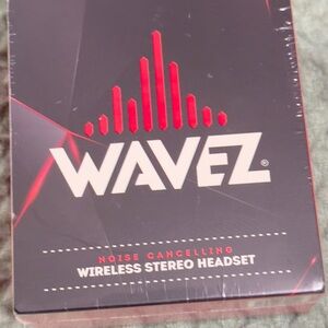 Black Wireless Stereo Earbud Headphones